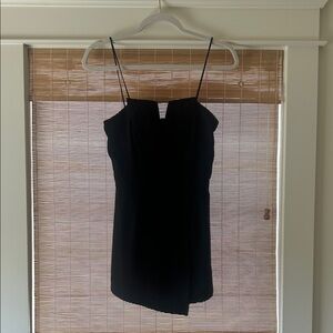 Superdown Black Mini Dress with Spaghetti Straps